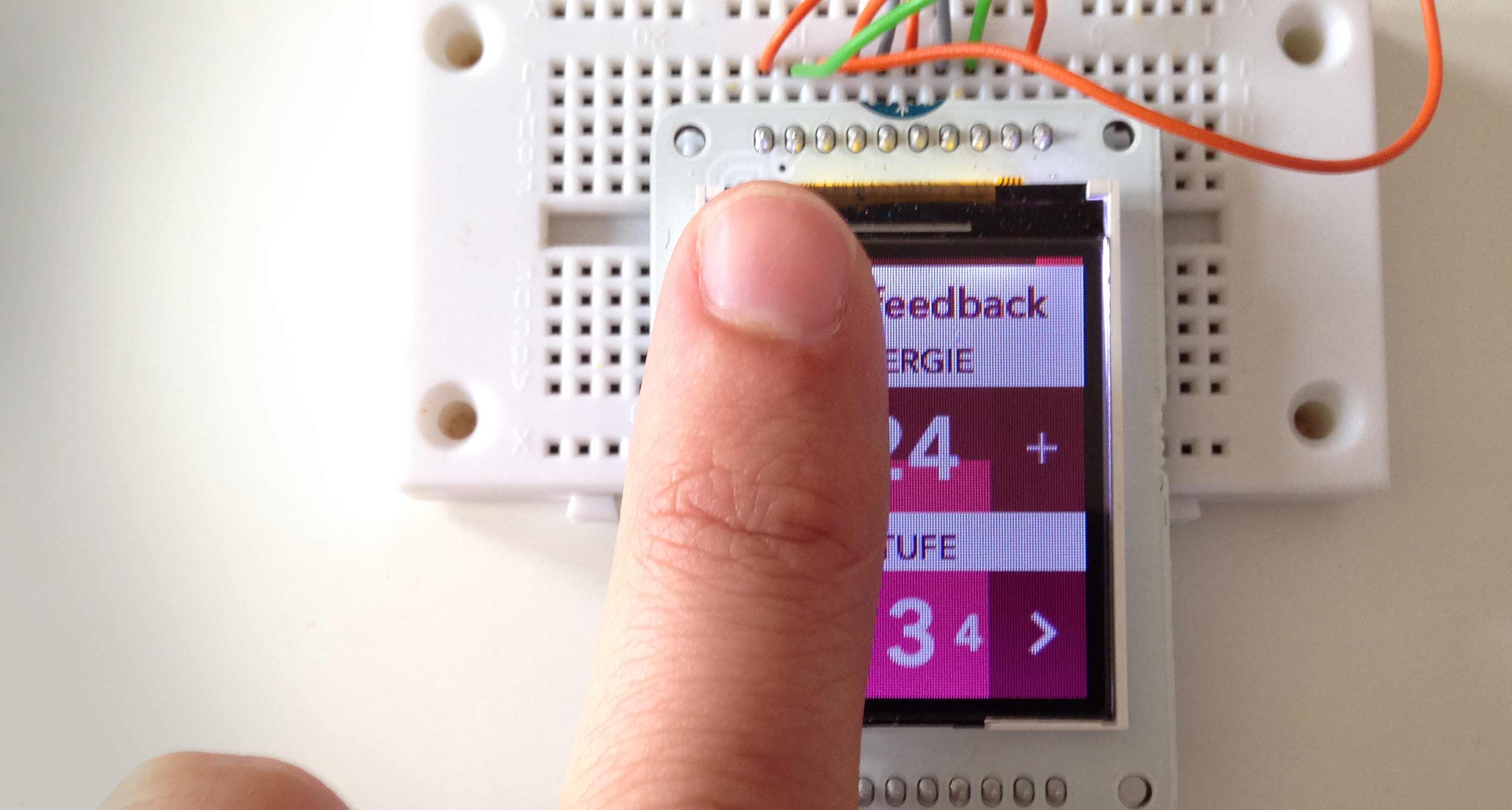 Interface prototyping on early hardware prototypes